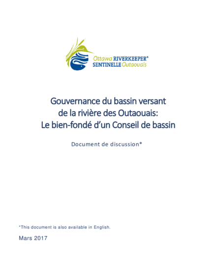 Gouvernance du bassin versant