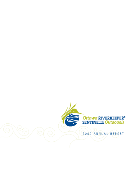 Rapport Annuel 2009