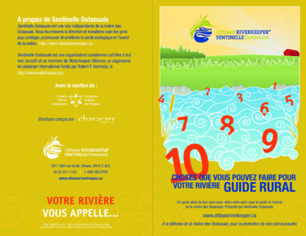 10 choses que vous pouvez faire pour protéger votre rivière (rural)