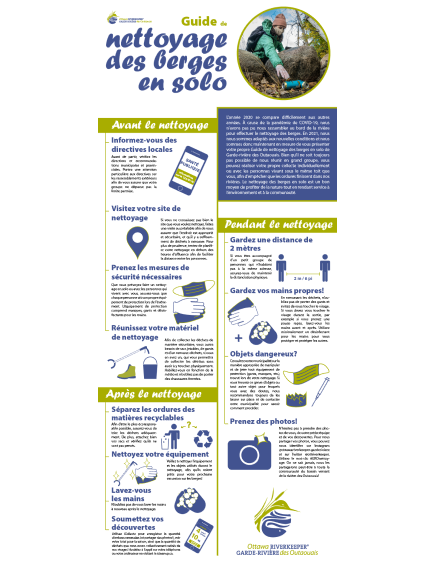 Guide de nettoyage des berges en solo