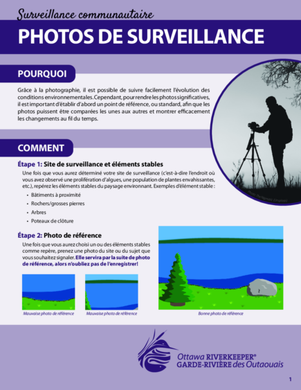 Guide de surveillance communautaire : Photos de surveillance