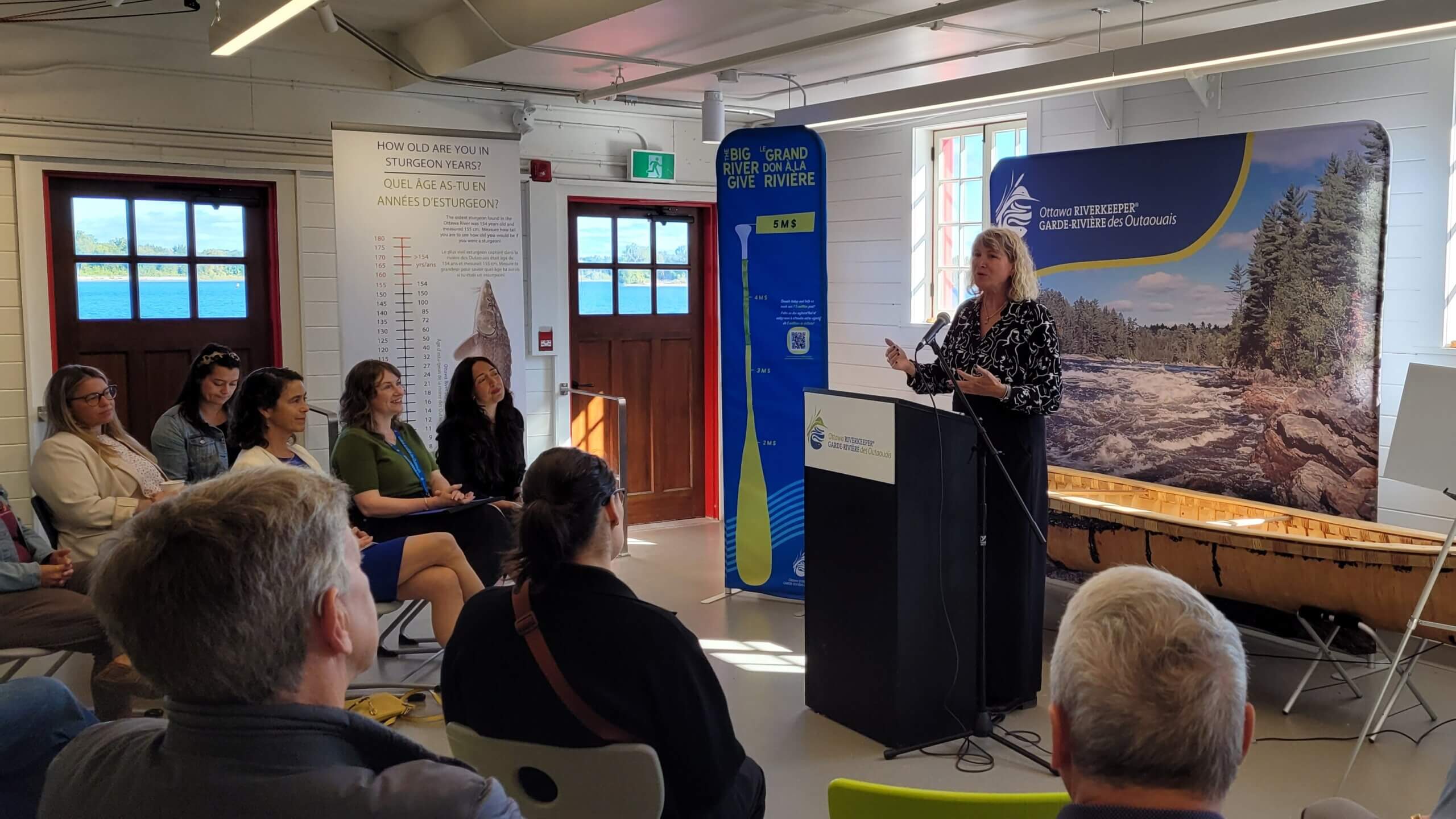 Garde-rivière des Outaouais célèbre les nouvelles expositions de style muséal qui animent la rivière des Outaouais